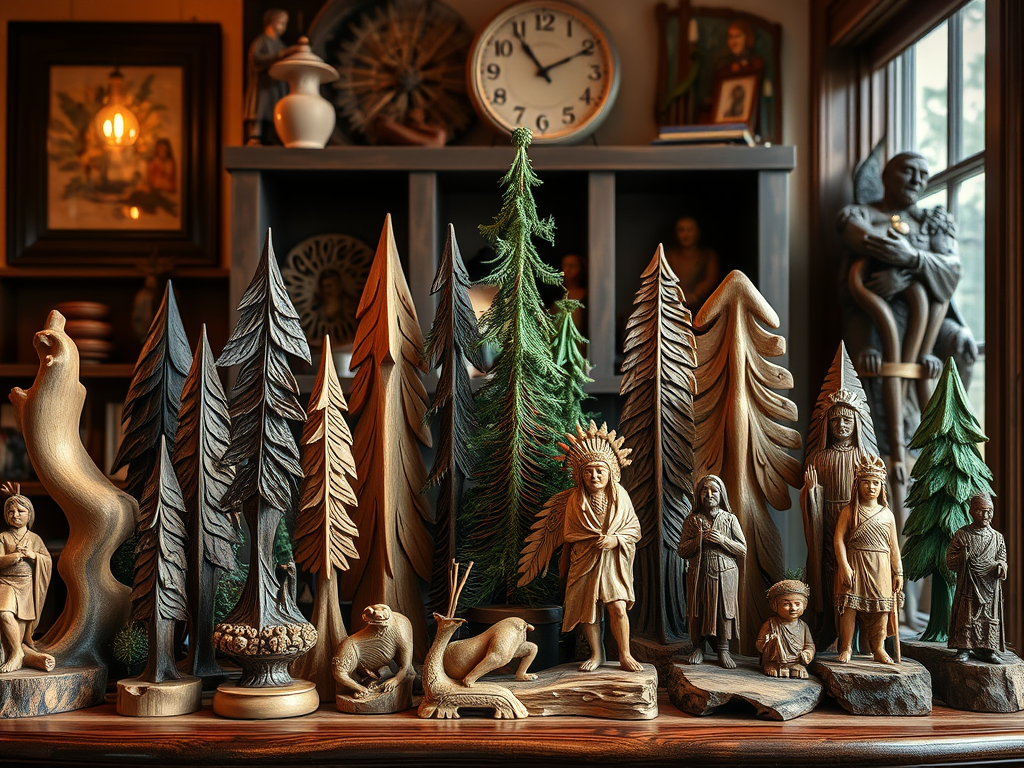 Enhance Your Home with Hand-Carved Wooden Art