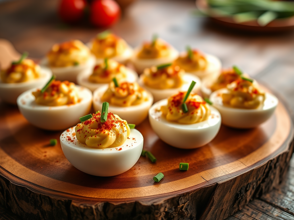 Creamy Southern Pimento Cheese Deviled Eggs
