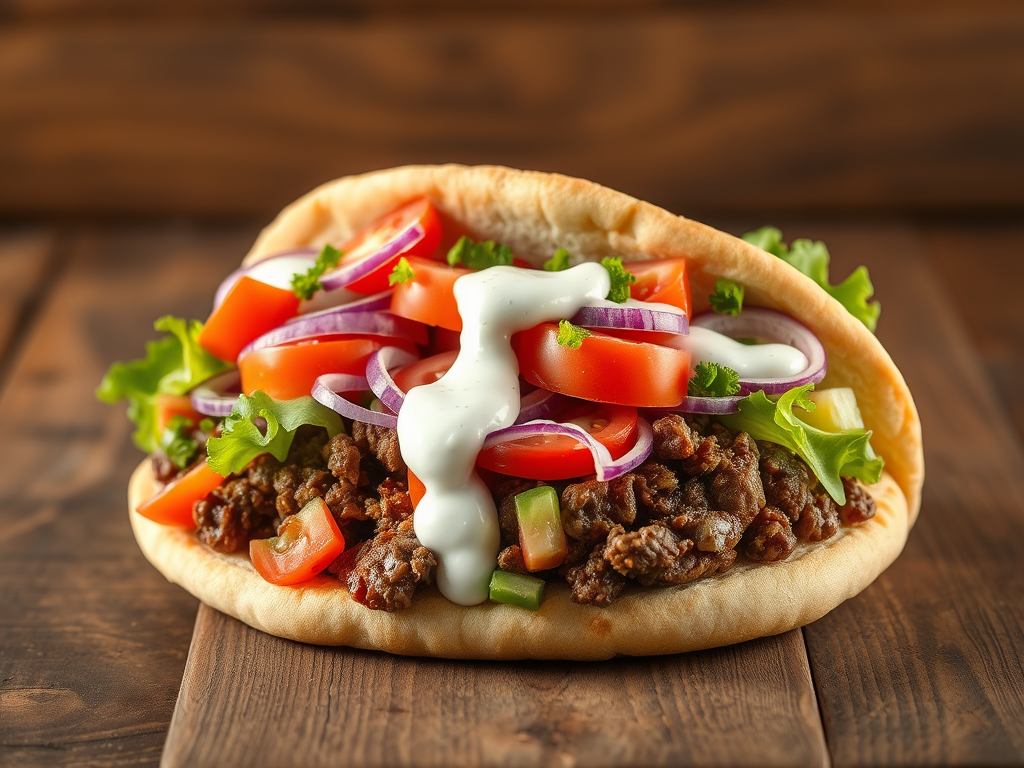 Americanized Ground Beef Gyros Recipe